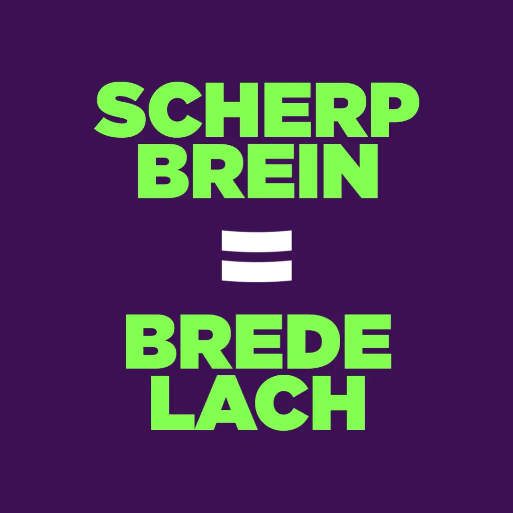 Een scherp brein is een brede lach. Voel jezelf goed met heldere gedachten.